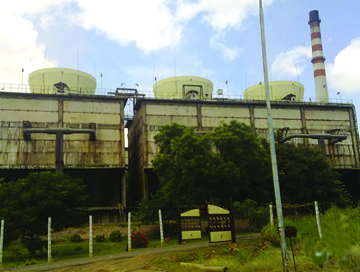 Industrial cooling tower in Kolkata